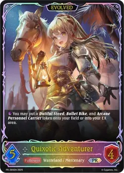 Shadowverse: Evolve Promo Cards - Quixotic Adventurer (Evolved) (PR-280EN) NM - Image 1
