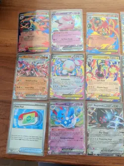 Ascended Heroes pokemon ex Mixed Lot 27 Cards Inlcudes Charizard Promo, Pokepad - Image 1