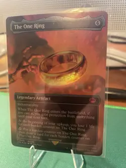 MTG LTR Lord of the Rings Mount Doom Scene Set the One Ring FOIL 448-451 - Image 4