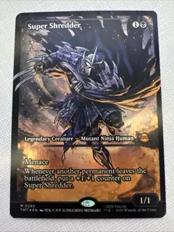 Super Shredder Showcase Teenage Mutant Ninja Turtles Foil Magic The Gathering NM - Image 1
