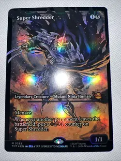 Super Shredder Showcase Teenage Mutant Ninja Turtles Foil Magic The Gathering NM - Image 2