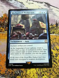 Mechanized Production - Foil PIP NM MTG - Image 1