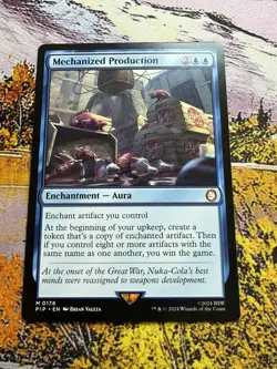 Mechanized Production - Foil PIP NM MTG - Image 2