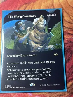 The Sibsig Ceremony - Borderless - TDM - MTG - EN - NM - 0340 - Image 2