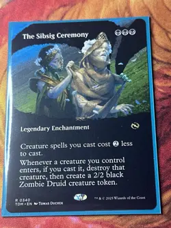 The Sibsig Ceremony - Borderless - TDM - MTG - EN - NM - 0340 - Image 5