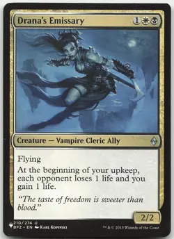 Drana's Emissary 210 Uncommon The List Reprints NM MTG - Image 1