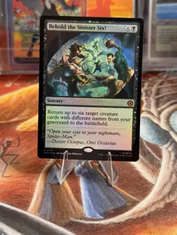 Behold the Sinister Six! #51 (Foil) (NM) Spider-Man SPM Magic MTG - Image 1