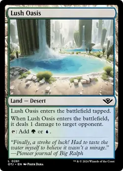 LUSH OASIS x4 mtg NM-M Outlaws of Thunder Junction 4 Common - Image 1