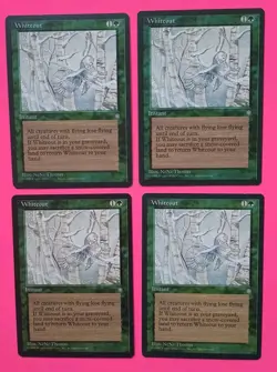 Magic the Gathering MTG Ice Age WHITEOUT X 4 LP/EX U 1995 Nice! - Image 1