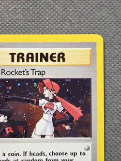 2000 Pokemon The Rocket's Trap 19/132 Team Rocket Holo Rare Trainer WoTC Vintage - Image 4