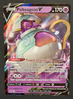 Polteageist V - SWSH021 - Black Star Promo - NM - Pokemon - Image 1