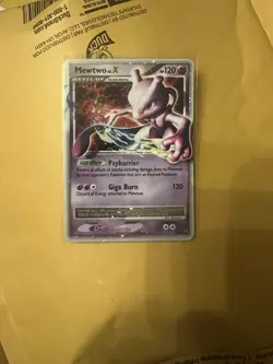 2007 Pokemon Diamond & Pearl Black Star Promos Mewtwo LV.X #DP28 - Image 1