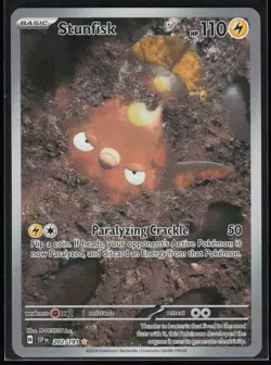 Stunfisk 202/191 SV08: Surging Sparks Illustration Rare Pokemon TCG NM - Image 1