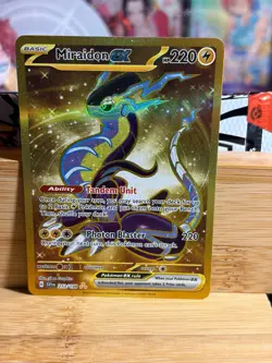 MIRAIDON EX 253/198 Scarlet & Violet Hyper Rare Pokemon TCG Near Mint - Image 1