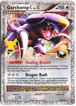 Garchomp C LV.X 145/147 Celebrations: Classic Collection Pokemon - Image 1
