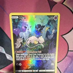 Pokemon Mew GG10/GG70 Crown Zenith Galarian Gallery Ultra Rare Holo TCG - Image 5