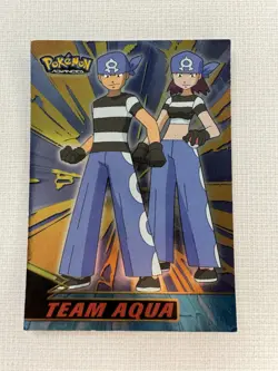 2003 TOPPS POKEMON ADVANCED #2 TEAM AQUA FOIL RARE / VINTAGE - Image 1