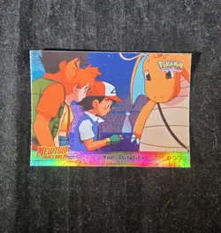 Topps Pokemon The First Movie - Rainbow Holo Foil #13 The Invitation - Dragonite - Image 1