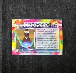 Topps Pokemon The First Movie - Rainbow Holo Foil #13 The Invitation - Dragonite - Image 2