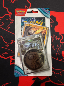 Pokemon TCG Twilight Masquerade Premium Checklane Blister Steelix NEW / SEALED - Image 1