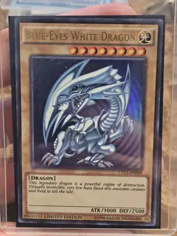 Konami Yu-Gi-Oh! Blue-Eyes White Dragon Ultra Rare Unlimited SDK-001 CT13-EN008 - Image 2