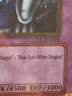Yugioh Blue-Eyes Ultimate Dragon Limited Ed Gold Ultra Rare GLD1-EN028 JMP-EN005 - Image 4