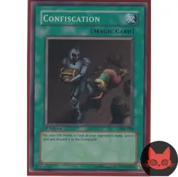 Yugioh Confiscation MRL-038 Super Rare 1st Edition NM - Image 1