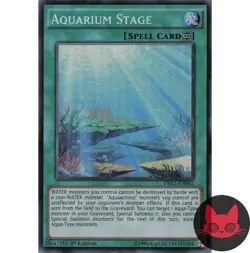 Yugioh Aquarium Stage DRL2-EN042 Super Rare 1st Edition NM - Image 1