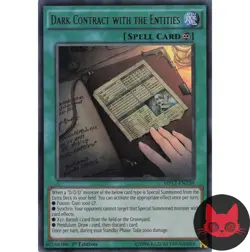 Yugioh Dark Contract with the Entities MP17-EN239 Ultra Rare 1st Edition NM - Image 1