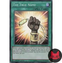 Yugioh The True Name MILI-EN016 Super Rare 1st Edition NM - Image 1