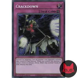 Yugioh Crackdown MP20-EN084 Secret Rare 1st Edition NM - Image 1