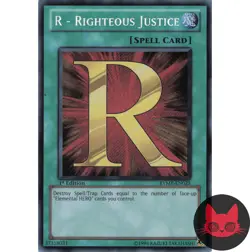 Yugioh R - Righteous Justice RYMP-EN025 Secret Rare 1st Edition LP - Image 1