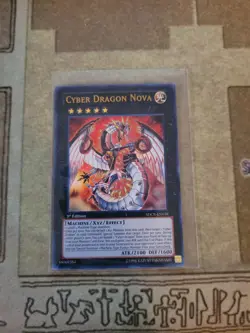YUGIOH CYBER DRAGON NOVA SDCR-EN038 ULTRA 1ST ED LP - Image 1
