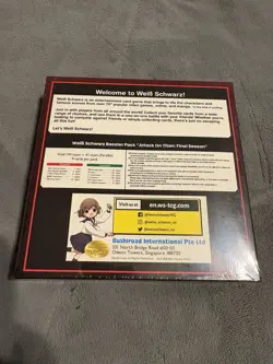 Weiss Schwarz Attack On Titan Final Season Booster Box 1st Edition Case (open) - Image 3