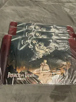 Weiss Schwarz Attack On Titan Final Season Booster Box 1st Edition Case (open) - Image 4