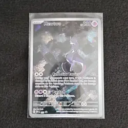 Pokemon Mewtwo 052 Scarlet Violet Promo Basic Holo 130 HP English Card - Image 1
