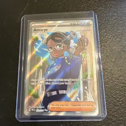 Amarys Full Art Holo Ultra Rare Prismatic Evolutions Pokemon TCG Card 132/131 - Image 1