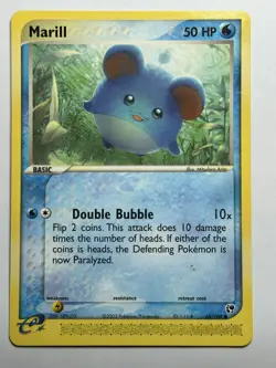 Marill Sandstorm 68/100 MP-LP Pokemon Card - Image 1