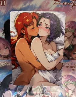 Matte Beautiful Waifu Handmade Card Goddess Story CCG Anime Double Sided - Image 1