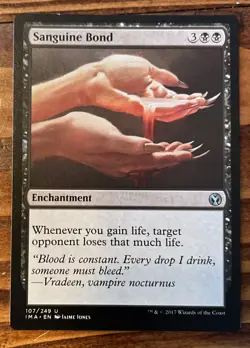 1x Sanguine Bond Iconic Masters Magic MTG - Image 1