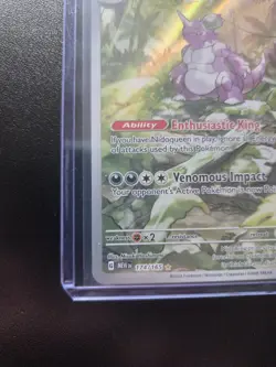 Pokemon TCG Nidoking Scarlet & Violet 151 Illustration Rare Card 174/165 - Image 5
