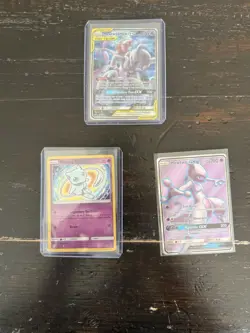 HIGH END Pokemon TCG Card Lot Mewtwo & Mew GX, Mewtwo GX, Shining Mew Legendary - Image 1