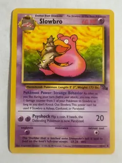Slowbro 43/62 - 1999 Fossil Set Pokemon Card NM/M (Never Played) - Image 1