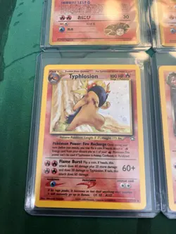 Pokemon TCG Vintage Holo Card Lot Charizard, Typhlosion, English (read discript) - Image 2