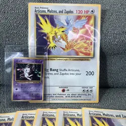 Articuno, Moltres And Zapdos Jumbo Promo Card Wizards Of The Coast Warner Bros - Image 1