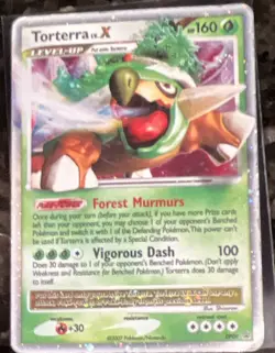 Pokemon Torterra LV.X Holo Grass Level-Up Promo Card DP09 2007 LP/MP - Image 4