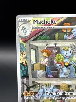 Machoke 177/165 SV Scarlet & Violet 151 Full Art Holo Pokemon Card - Image 2