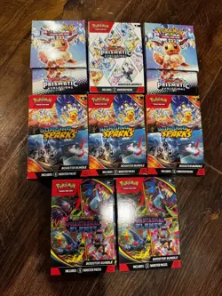 20 Pokemon Booster Bundles (120 Packs) – OPENED & REPACKED – Code Cards included - Image 2