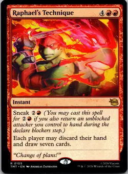 Raphael's Technique R Teenage Mutant Ninja Turtles 105 NM - Image 1