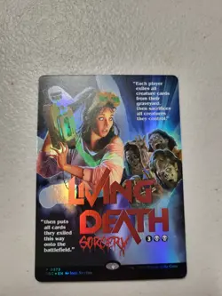 1x MTG Living Death SHOWCASE FOIL Duskmourn Commander Promo 373 NM - Image 1